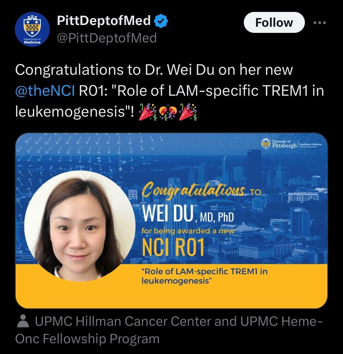 Two new NIH grants to Dr. Du!!!